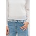 Tassel Hem Knitted Top